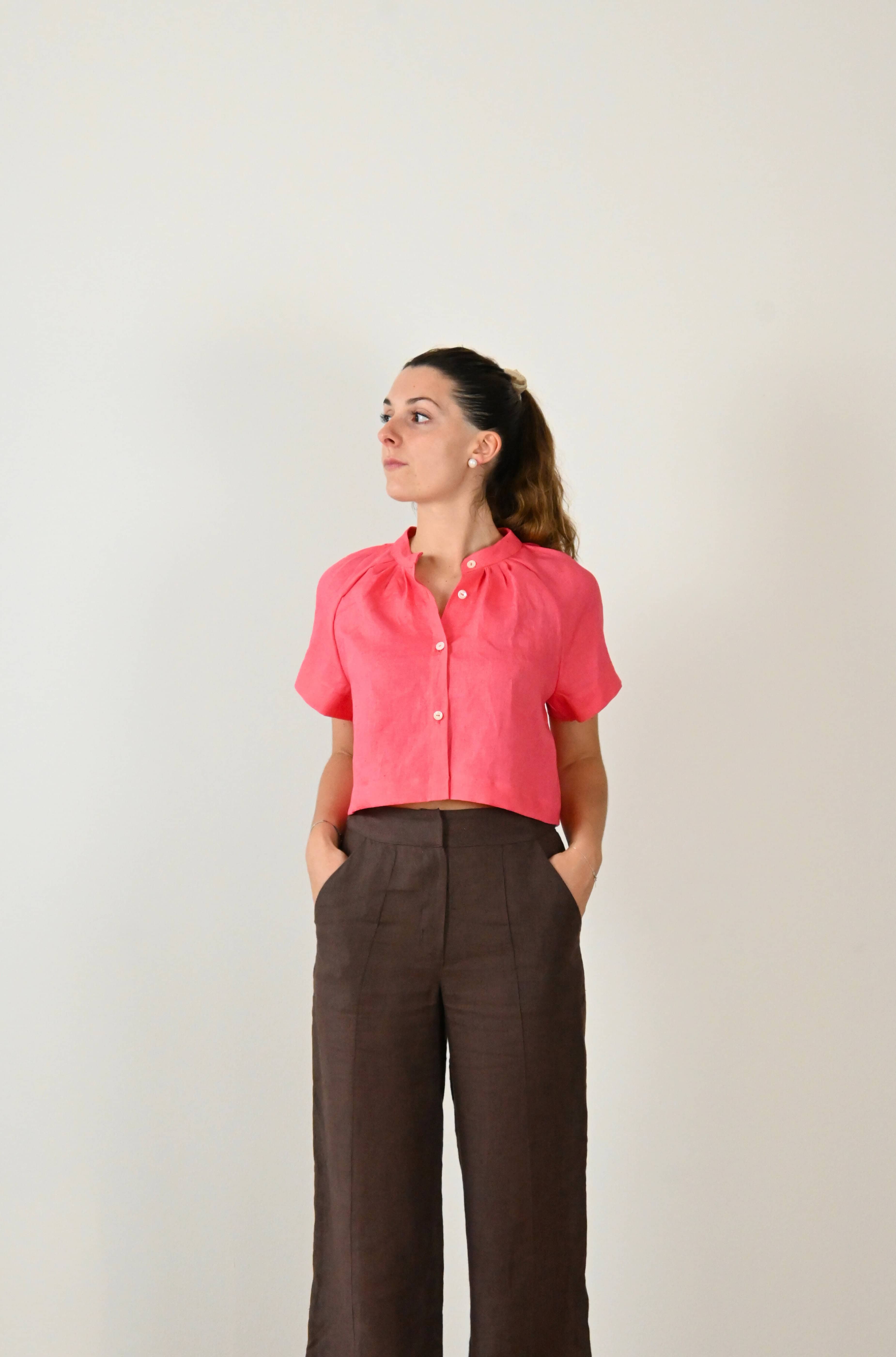 Camicetta da donna in lino
