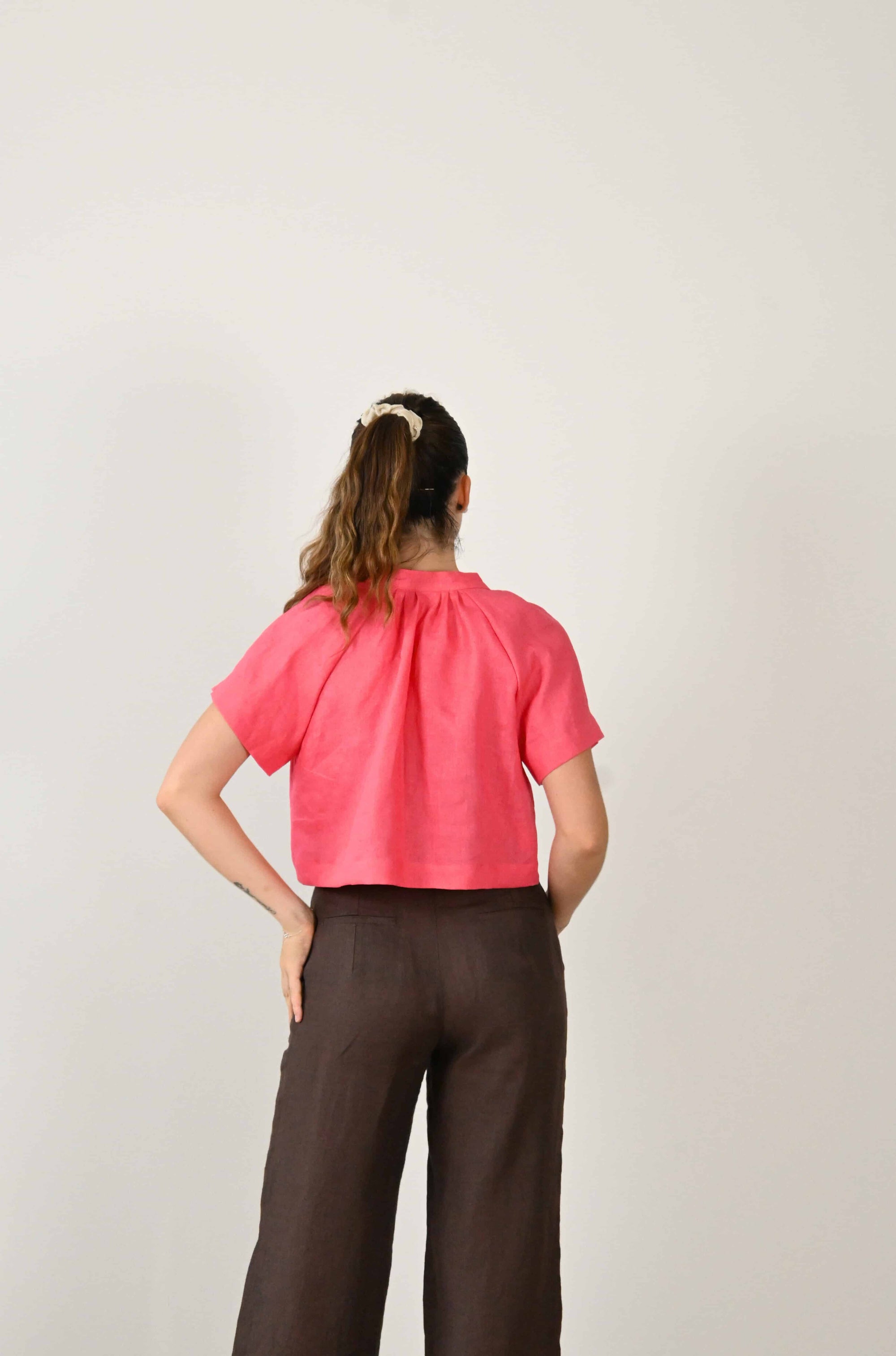Camicetta da donna in lino