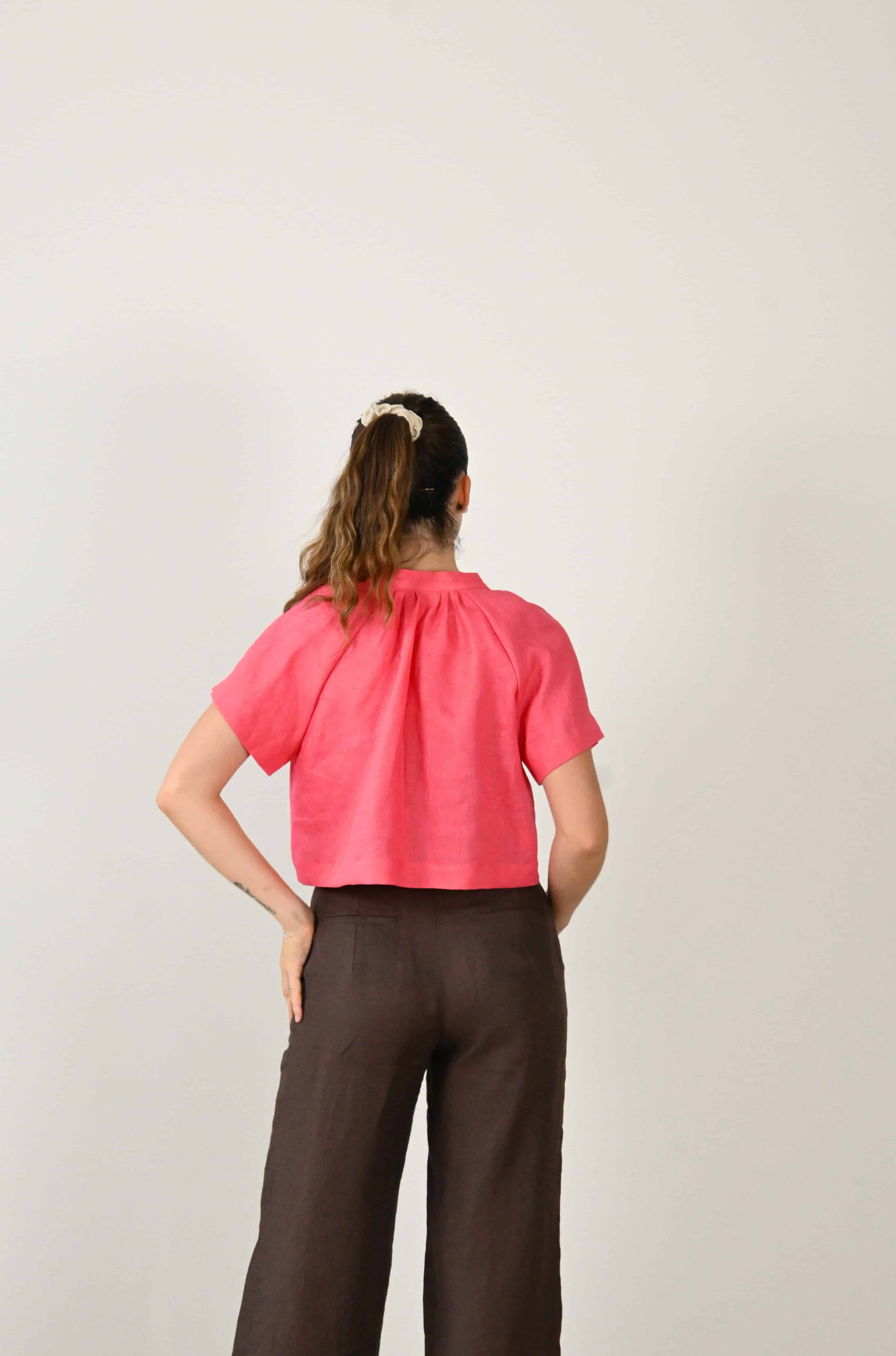 Camicetta da donna in lino