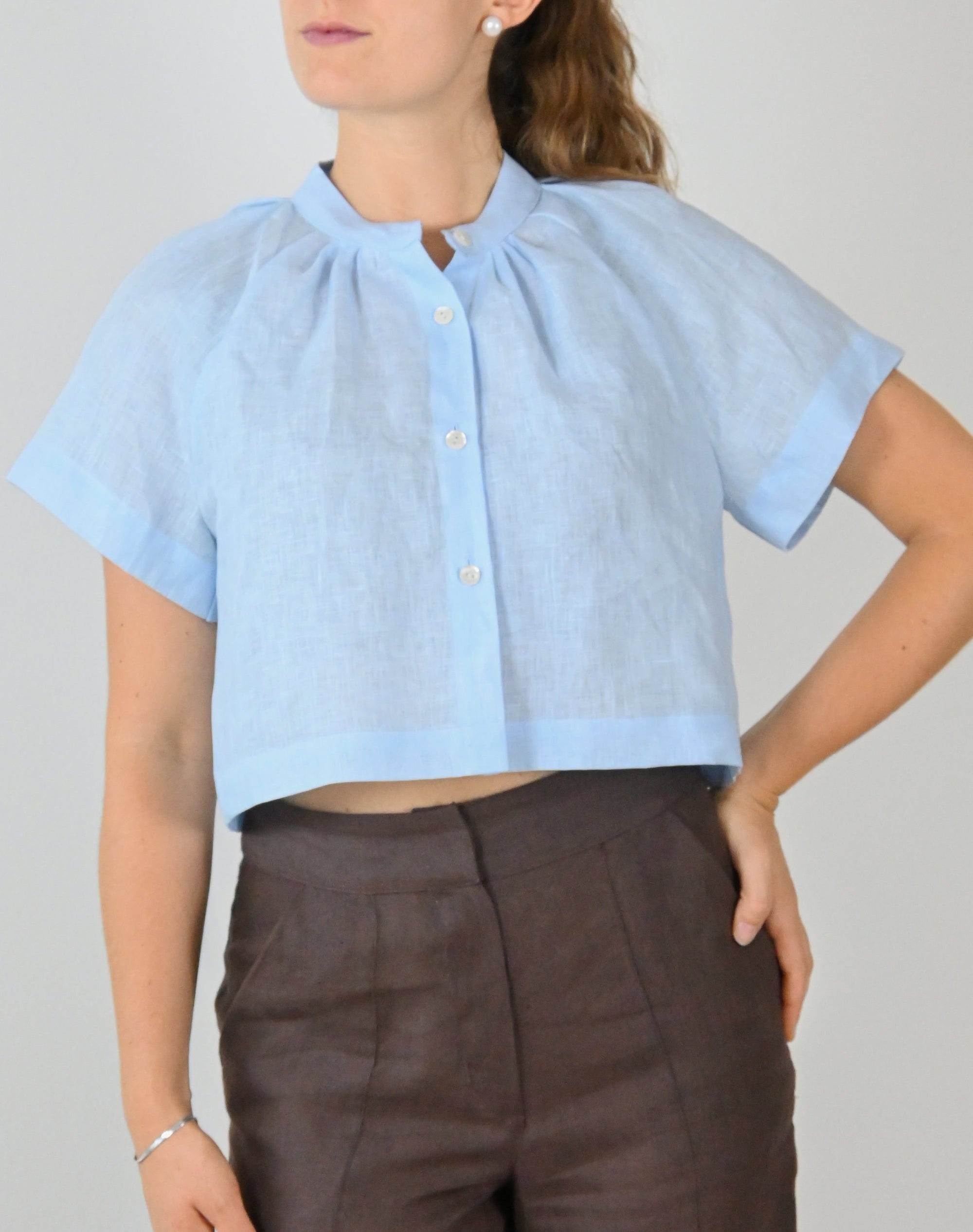 Camicetta da donna in lino