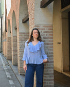 Blusa con volant | Carta da zucchero
